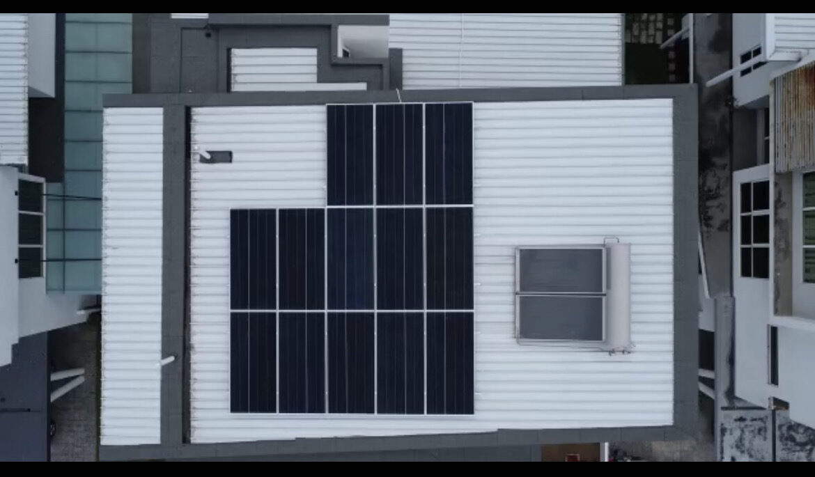 7.9 kWp residential solar installation in Penang